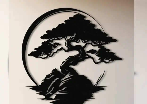 Bonsai wall art — modelo 3D