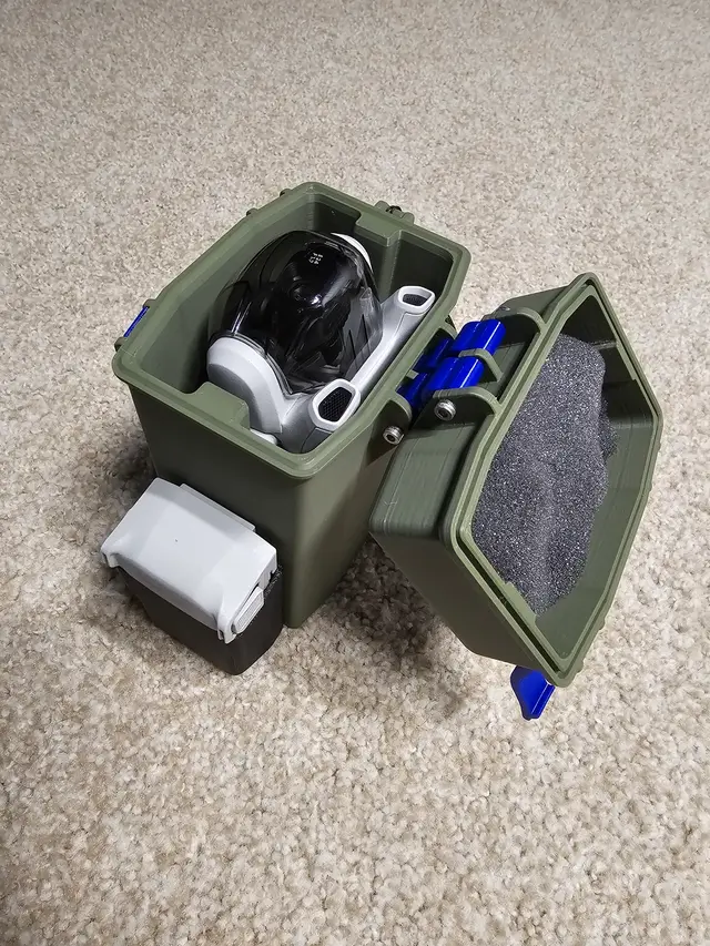 Rugged Waterproof Case DJI Mini 3/Mini 3 Pro — modelo 3D