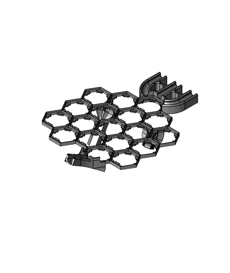 Hextraction Beta Boards! A Hackable Tabletop Game from the Gridfinity guy! — modelo 3D