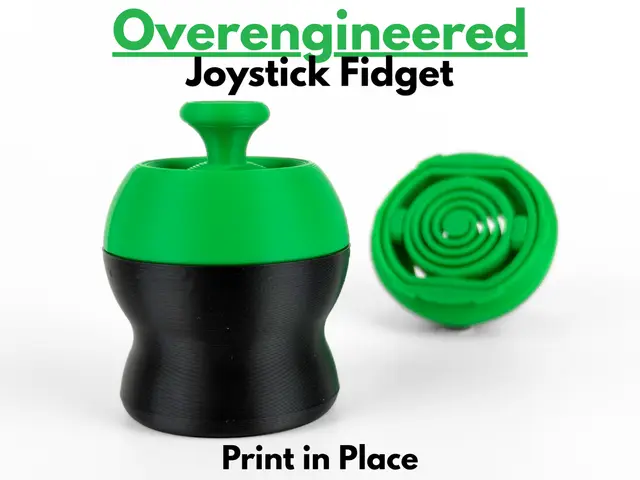 Overengineered Joystick Fidget (Print in Place) — modelo 3D