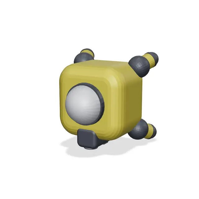 BugBot robot figure, 4 colours — modelo 3D