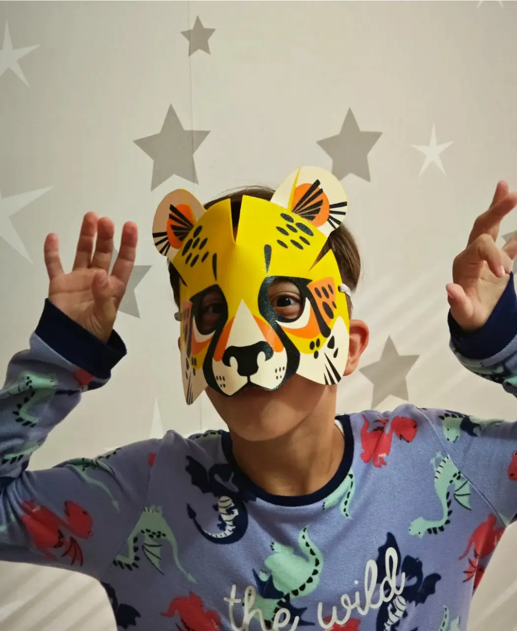Multicolor Cheetah Mask — modelo 3D