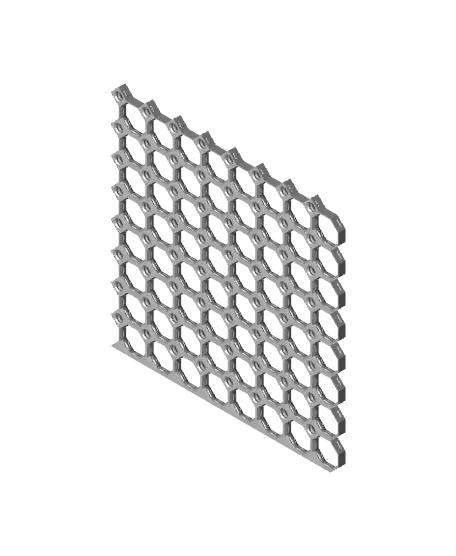 8x8 MU - Bottom Grid Interfitted - MultiBoard Octagon Plate — modelo 3D