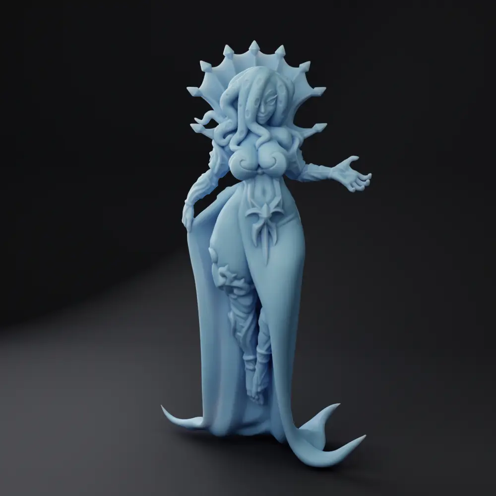 Flaya, Lilithid Mind Seducer ( Female Mindflayer / Illithid / Aberration ) — modelo 3D