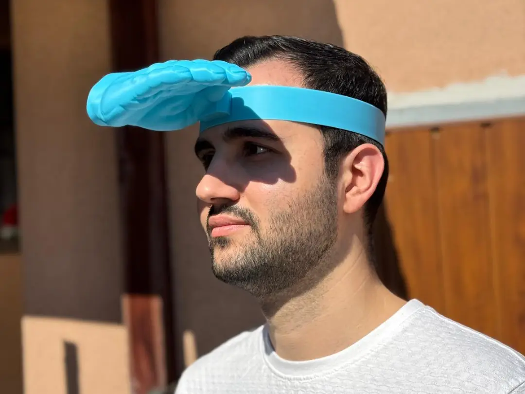 The Lazy Hand Hat V2.0 - Funny Sun Shade — modelo 3D