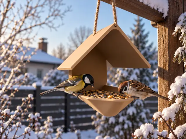 Bird Feeder – Minimalist Garden Decor — modelo 3D