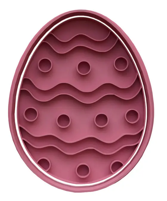 Cortante huevo de pascua - Easter egg cookie cutter — modelo 3D