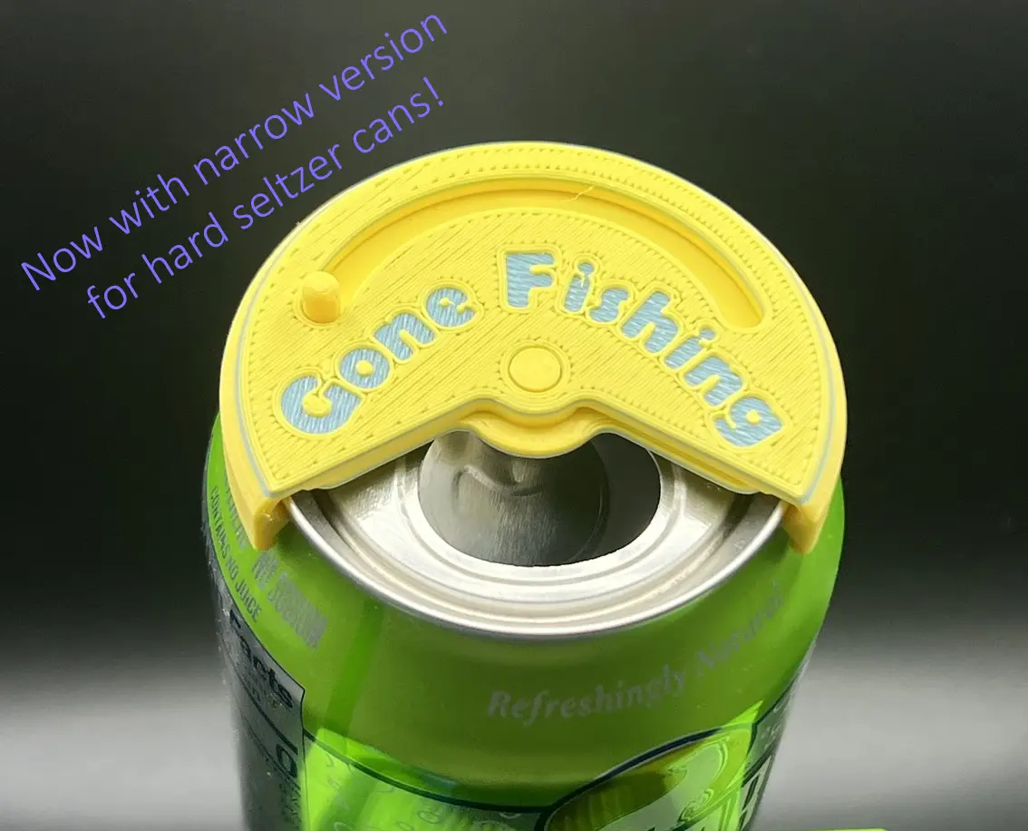Beer Can Lid/Soda Can Lid/Bug Cover (no supports needed) — modelo 3D
