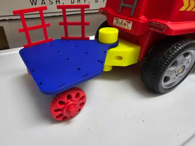Kid Toy Trailer for Kid Size Cars and Trucks — modelo 3D
