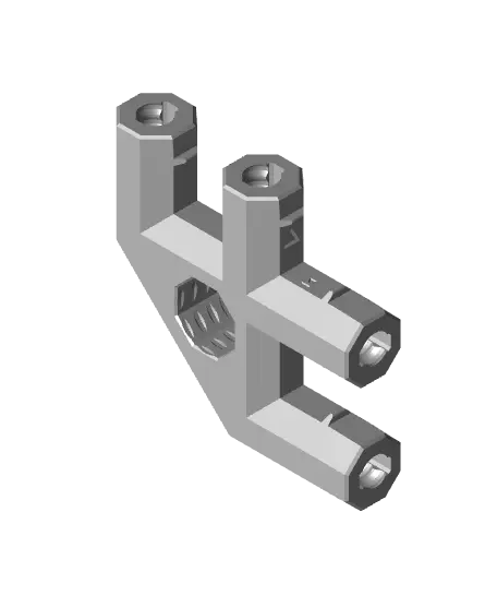 2x2 MU Bracket - Bolt-Locked Inserts — modelo 3D