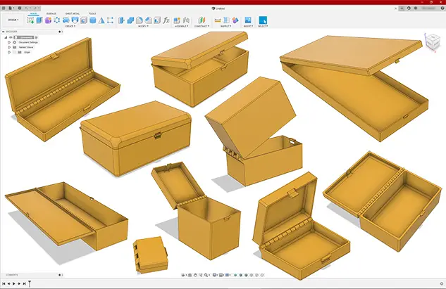 Box customizable and printable - Boite paramétrable et imprimable — modelo 3D