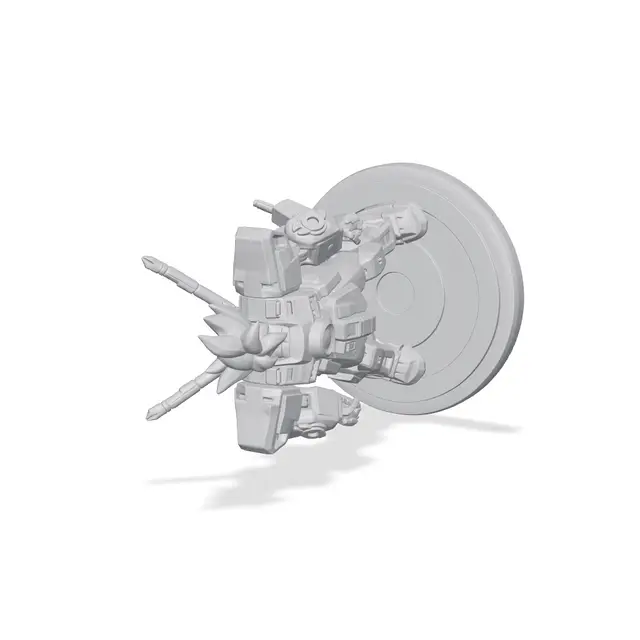 Robot Mecha Goku Saiyan Gundam | Multicolour & Single Colour — modelo 3D