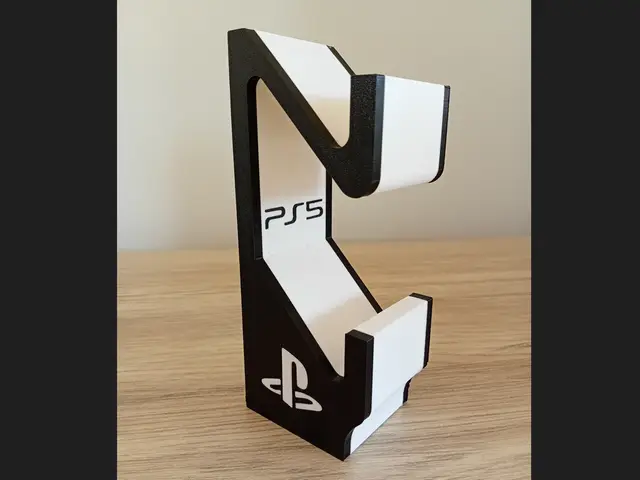 Dual PS5 controller holder — modelo 3D
