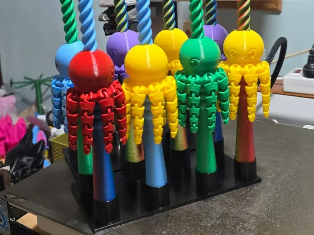 soporte para Spinning Magic Octopus Wand — modelo 3D