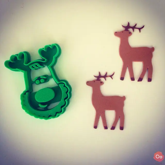 Rudolph the Reindeer Cookie Cutter — modelo 3D