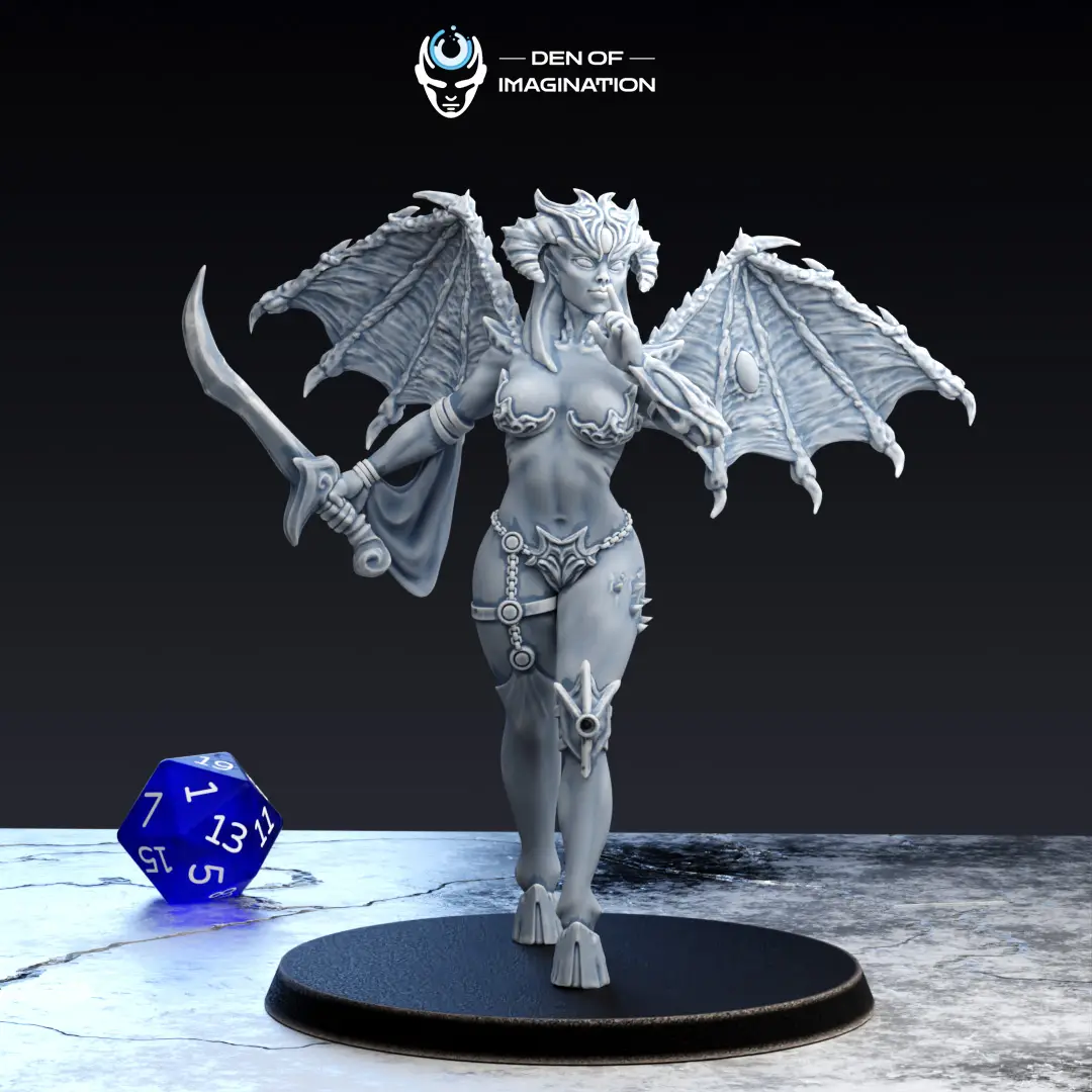 Pin-up Temptress — modelo 3D