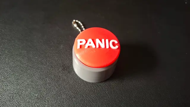 Panic Button Clicker — modelo 3D