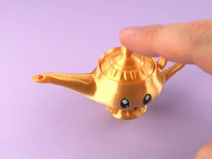 Magic Lamp Clicker — modelo 3D