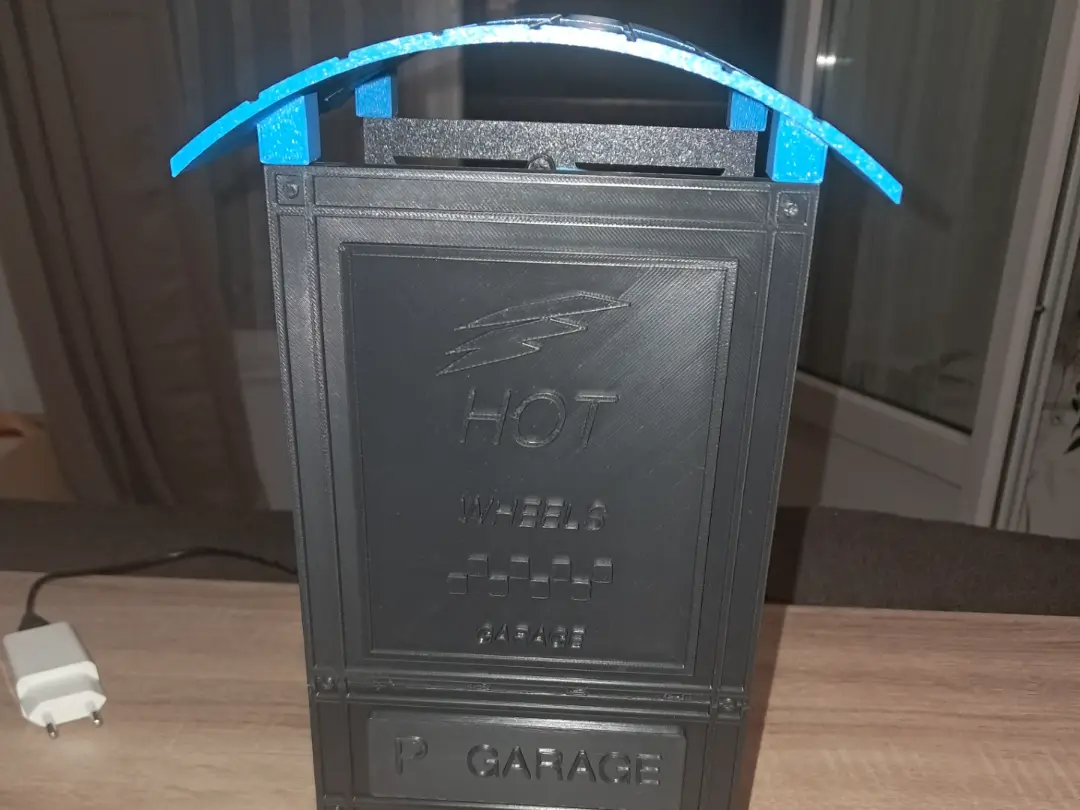 garage rotatif pour hotwheels — modelo 3D
