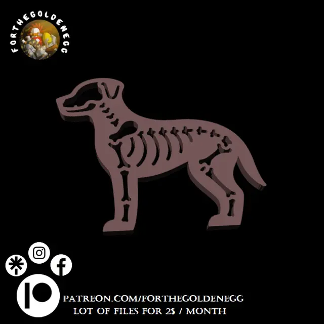 Keychain - Dog — modelo 3D