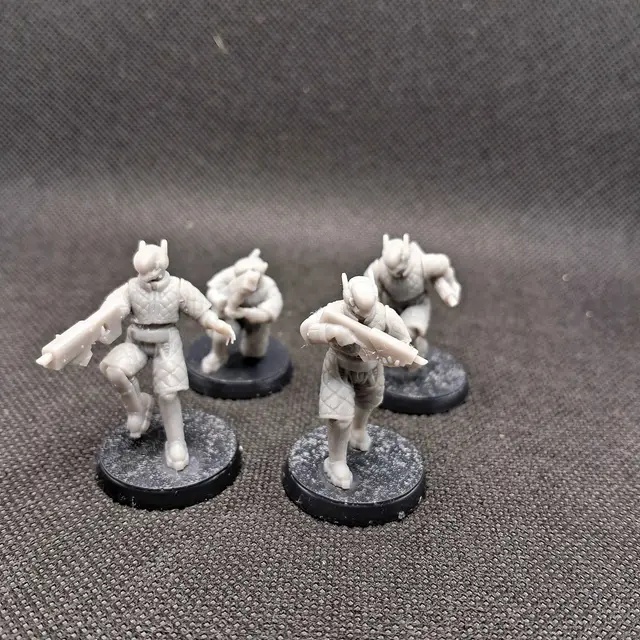 Imperial Soldier Conscript Squad (PRESUPPORTED) — modelo 3D