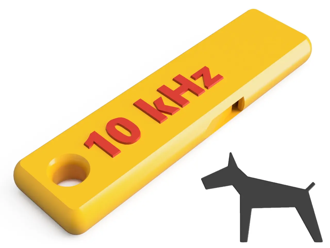 10 kHz Dog Whistle — modelo 3D