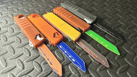 OTF Fidget Knife Over-Engineered and Upgradeable — modelo 3D