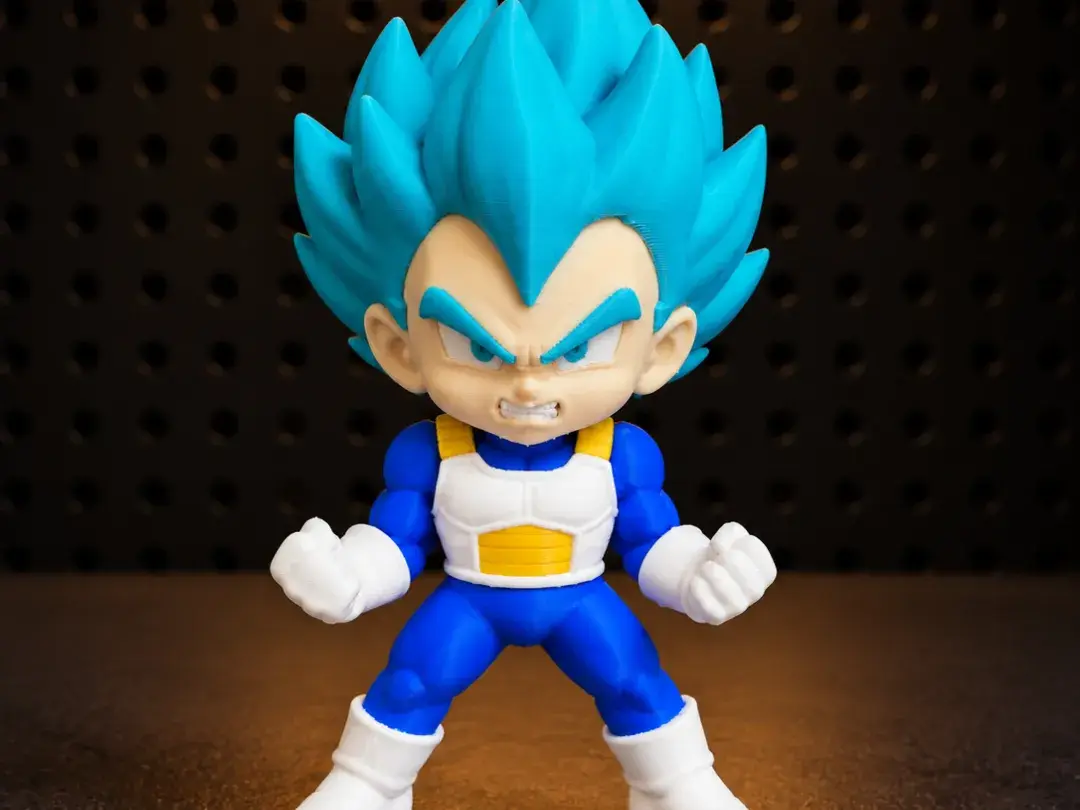 Vegeta Blue BurgerKing 3 Color — modelo 3D