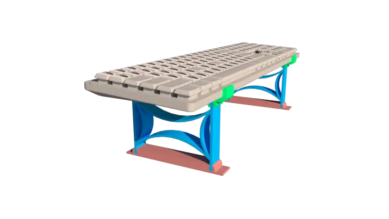 Support keyboard Height — modelo 3D