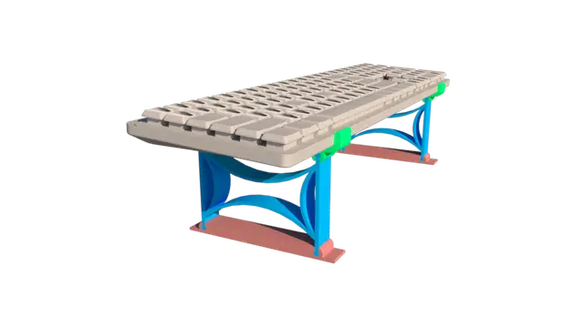 Support keyboard Height — modelo 3D