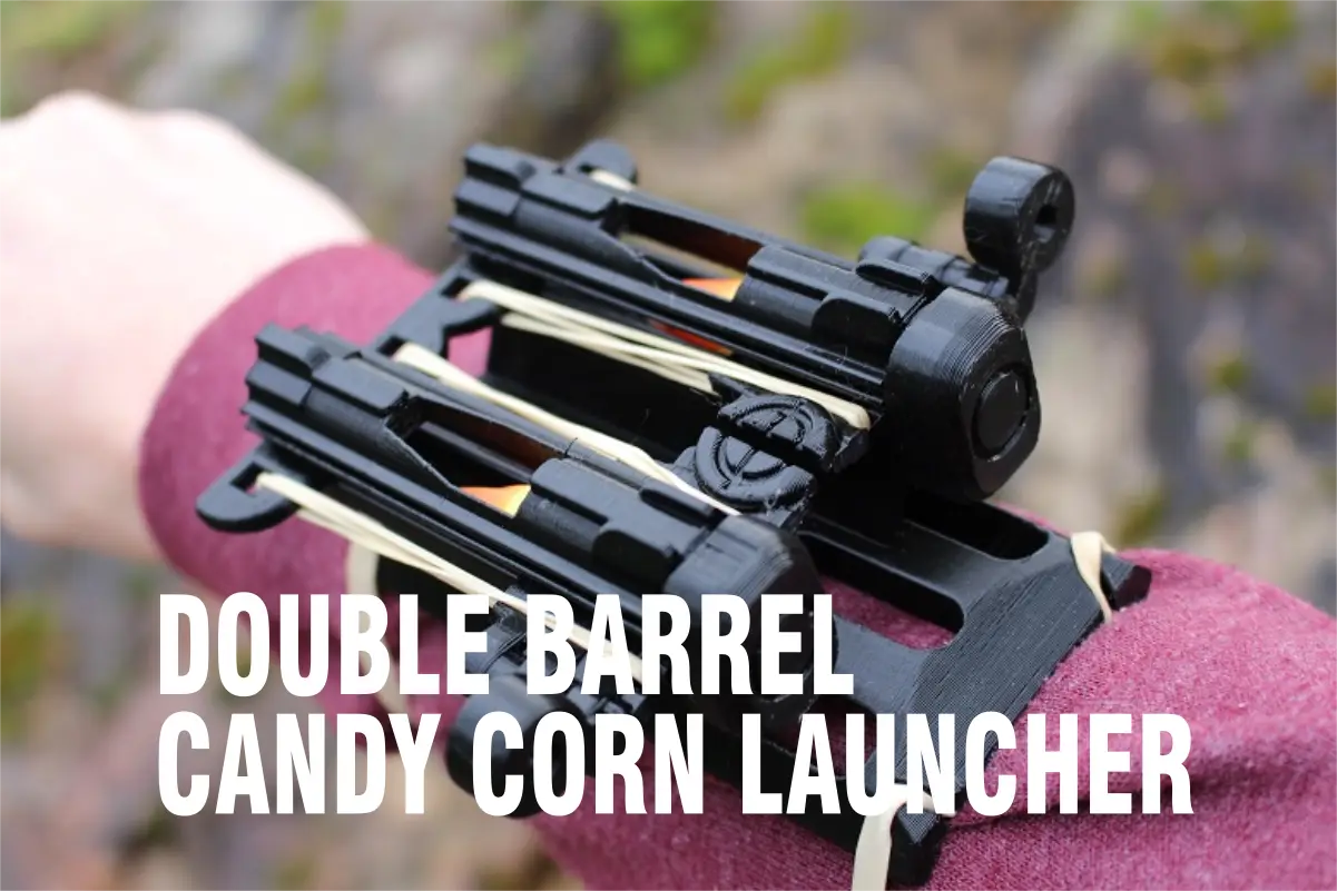 Double Barrel Candy Corn Launcher — modelo 3D