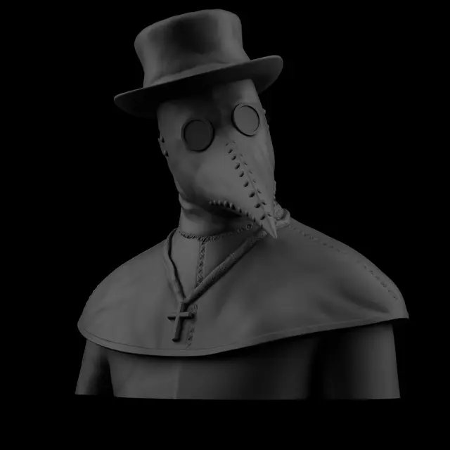 Plague Doctor — modelo 3D