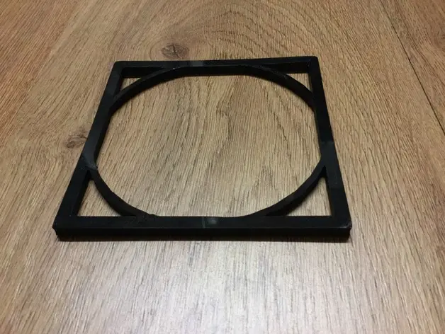 calibration cube with circle 10x10x.5 — modelo 3D