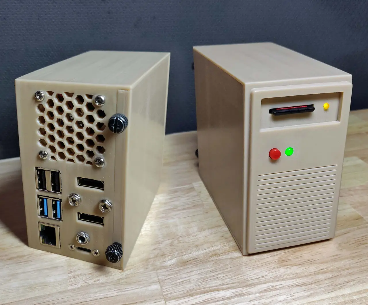 Raspberry Pi 4 case - Retro tower desktop — modelo 3D