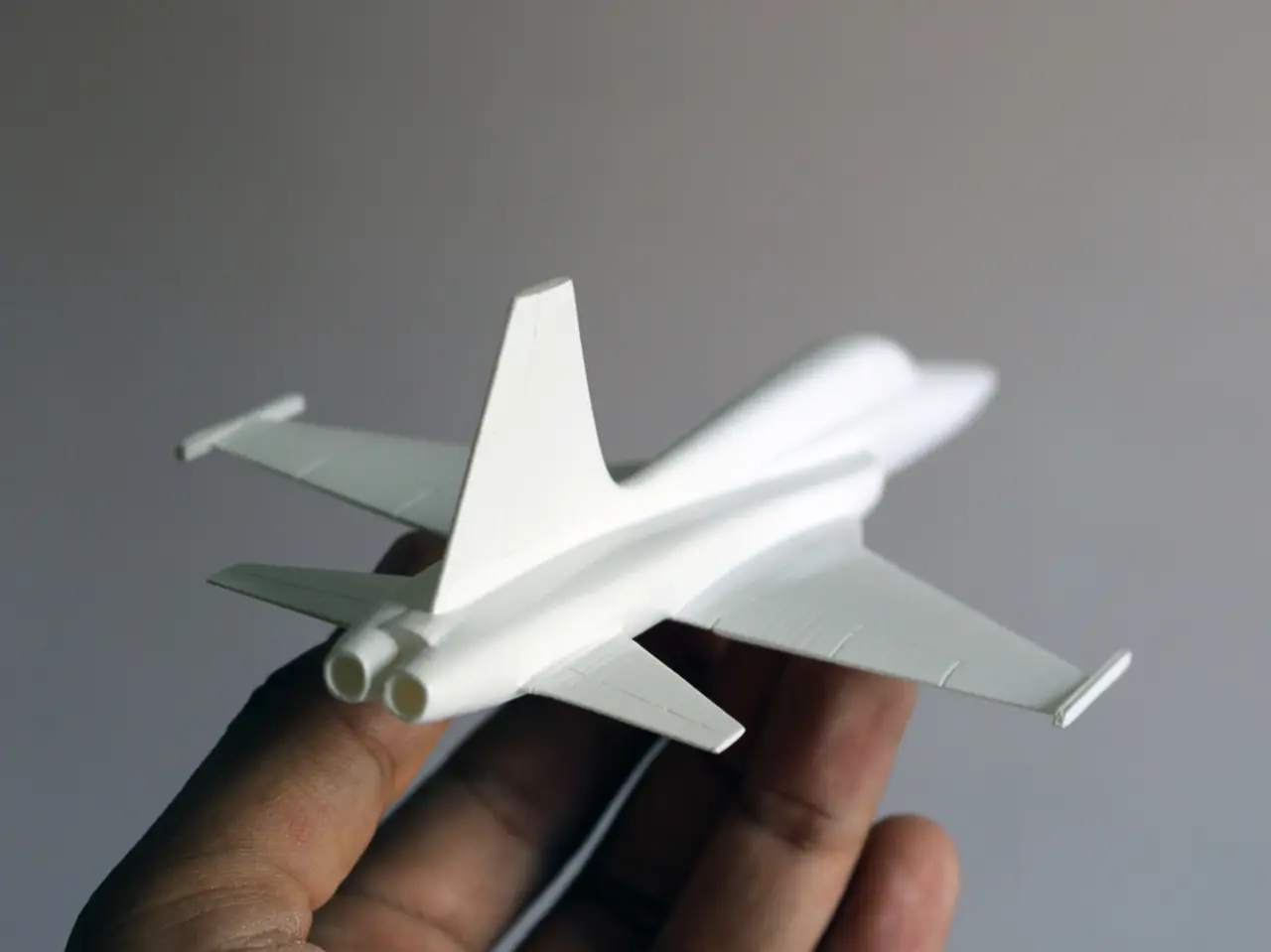 Easy to print F-5 Tiger aircraft scale model (1/64) — modelo 3D