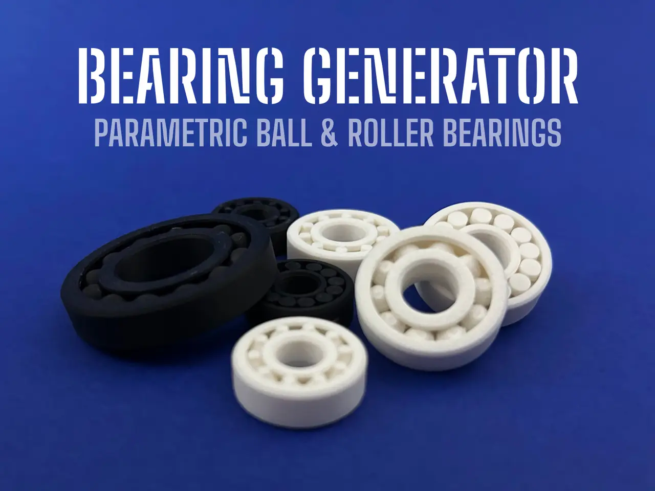 Bearing Generator - Parametric Ball Bearings — modelo 3D