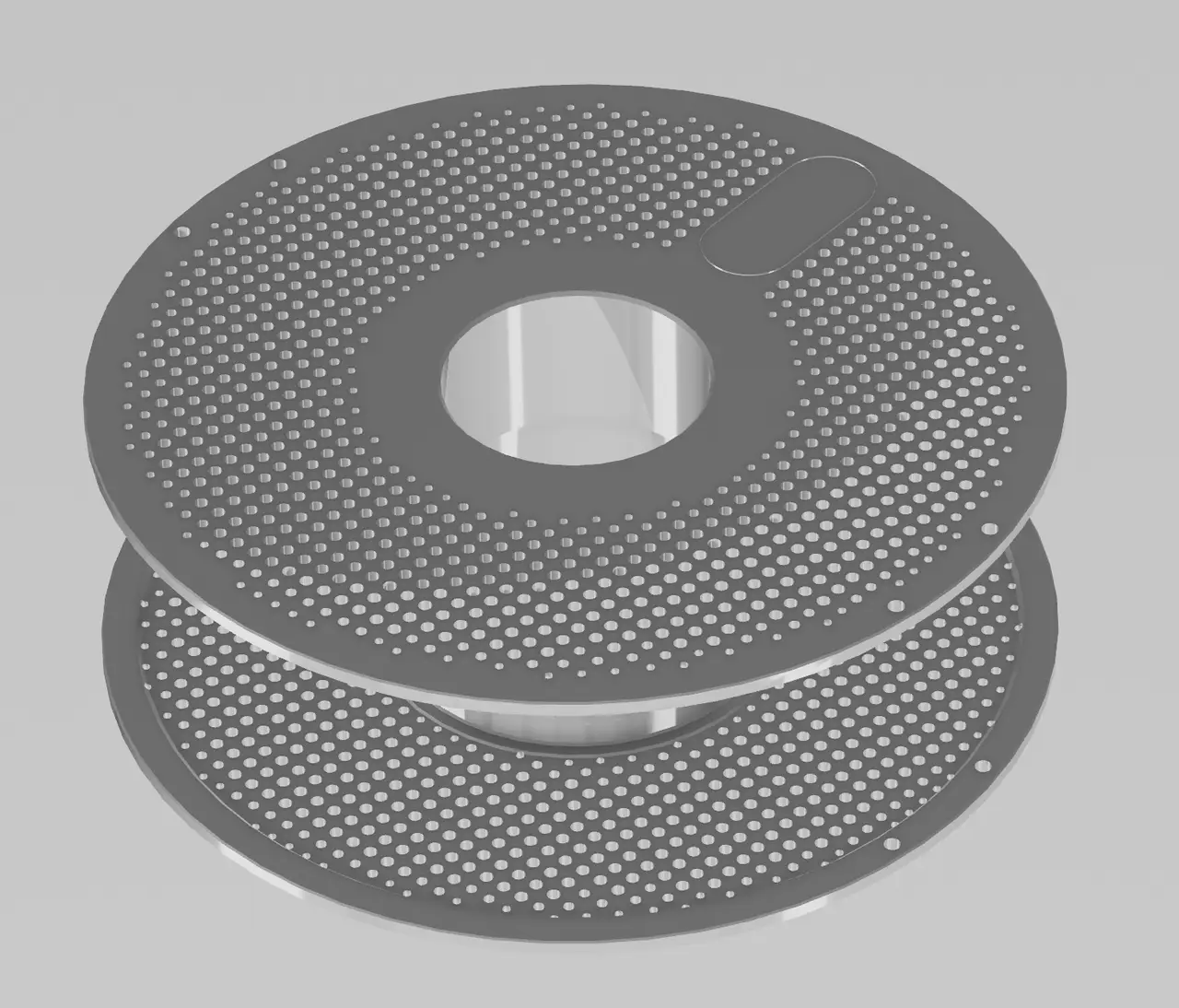Bambu Reusable Spool with holes — modelo 3D