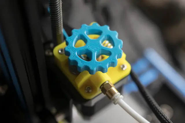 Manual Filament Feeder Extruder Gear Knob Mod for CR-10 and other Bowden 3D Printers — modelo 3D