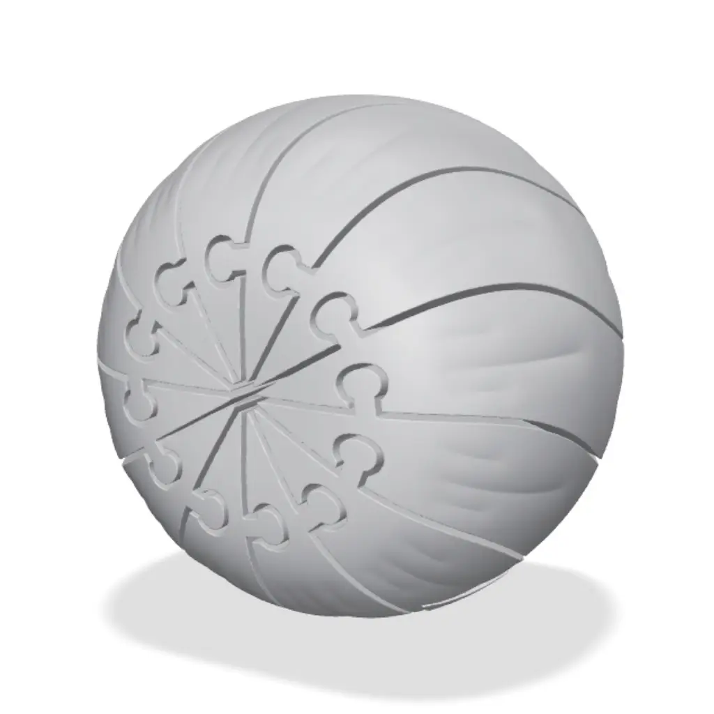 Twisty Pumpkin Ball – Halloween Flexi Toy — modelo 3D