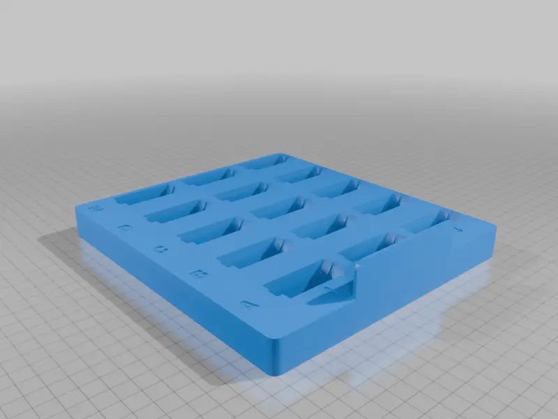 Sample holder for XOS Petra MAX sample cups — modelo 3D