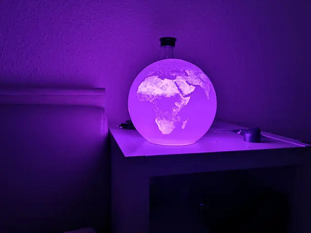 Lithophane - World Map (Ender3 maximum dimensions) — modelo 3D