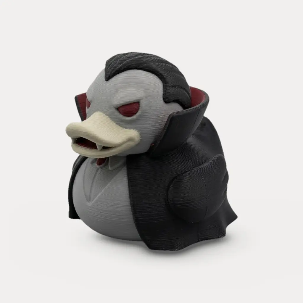 Count Quackula Rubber Duck - Halloween Figurine — modelo 3D