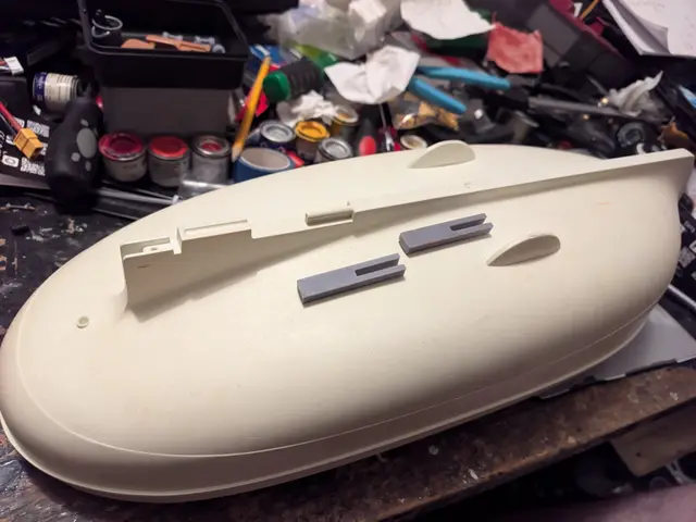 Playmobil Susanne fishing boat keel — modelo 3D