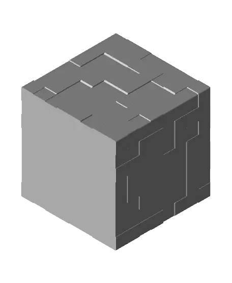Creeper head piggy bank — modelo 3D