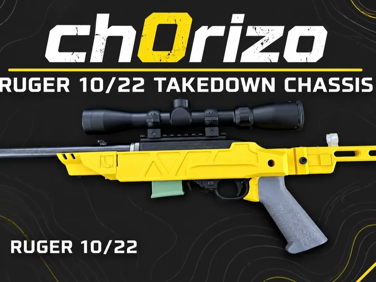 chOrizo Ruger 10/22 Takedown Chassis — modelo 3D