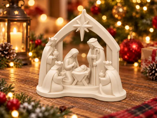 Klassische Weihnachtskrippe- Heiligen Drei Königen — modelo 3D