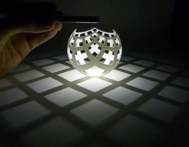 Stereographic projection — modelo 3D