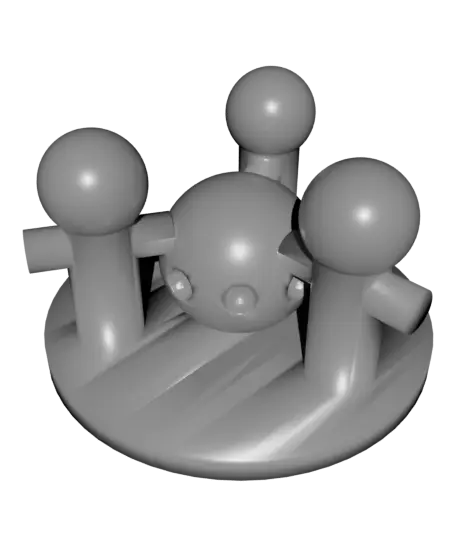Catalyst Reaction Totem — modelo 3D