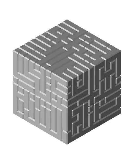 S U P E R C U B E // 10x10 Puzzle Cube — modelo 3D