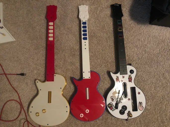 Les Paul Clone Hero Controller — modelo 3D